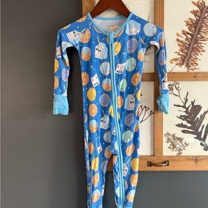 Little Sleepies - milk & cookies footies